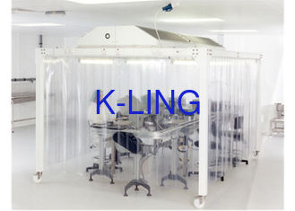 Чистая комната Софтвалл лаборатории вентилятора ЭБМ модульная/комната класса 10000 больницы чистая