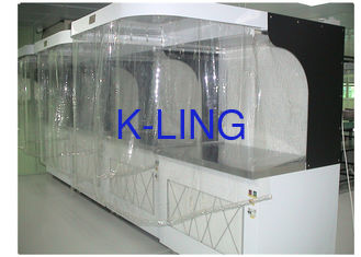 Шкаф 220V/60HZ воздушных потоков ISO 5 светоэлектрический промышленный ламинарный фильтрованные клобуком