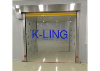 тоннель ливня воздуха нержавеющей стали SUS304/201 1.2mm с дверями переченя PVC