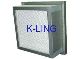 Промышленные дактированные плиссированные воздушные фильтры, алюминиевые воздушные фильтры стеклоткани рамки