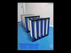 Пластиковый V-фильтр для фильтрации чистых помещений и производительности в промышленной среде