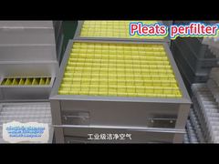 G1-G4 Pleated Panel Air Filters With Finally Resistance 150-250 And Pressure Drop 0.2