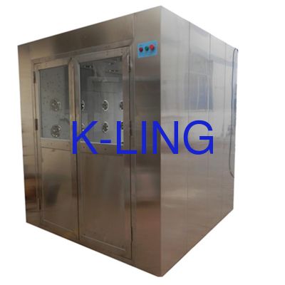 Модуль сборки Тип воздушный душ из нержавеющей стали с H13 мини-сложенным фильтром HEPA и кнопкой аварийного остановки
