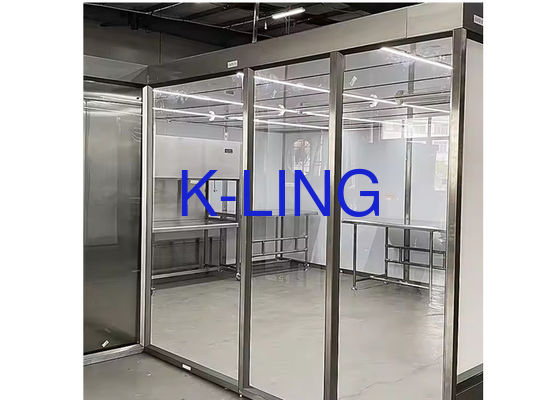 Регулируемая скорость ветра Поток воздуха Нержавеющая сталь Рама Мягкая стена Чистая комната