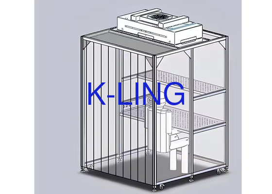 Настраиваемые однонаправленные / не однонаправленные мягкостенные чистые кабины