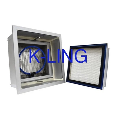 99.97% эффективность фильтрации Hepa Filter Box For Clean Room Air Handling Unit