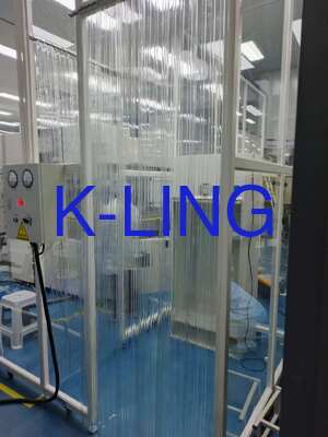 Быстрая сборка и демонтаж Модульная чистая комната с 2P 5P температурным влагоувлажняющим контролем и фильтром H14 HEPA 99,99% @ 0,3um