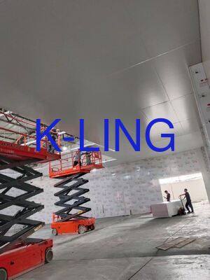 Сэндвич-панель из стекломагниевого камня, 50 мм, для чистых помещений класса 1000 ISO5 ISO6 ISO7