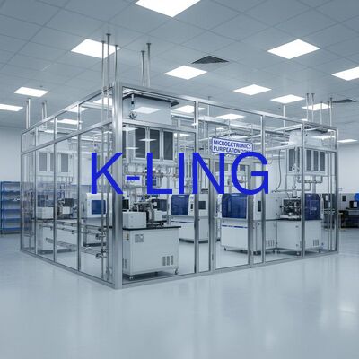 Модульная чистая комната с уровнем очистки ISO5/ISO6/ISO7/ISO8, фильтром HEPA и фильтром для фильтрации воздуха и модульной установкой
