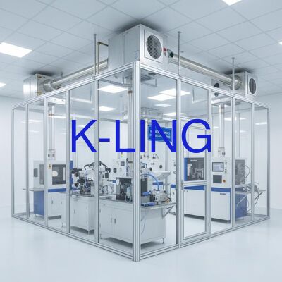 Модульная чистая комната с уровнем очистки ISO5/ISO6/ISO7/ISO8, фильтром HEPA и фильтром для фильтрации воздуха и модульной установкой