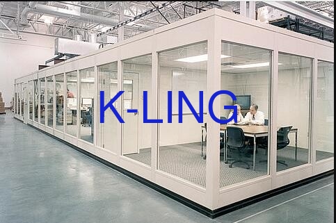Полируя комната Softwall чистая со скоростью воздуха 0.3-0.5m/S легкой для установки