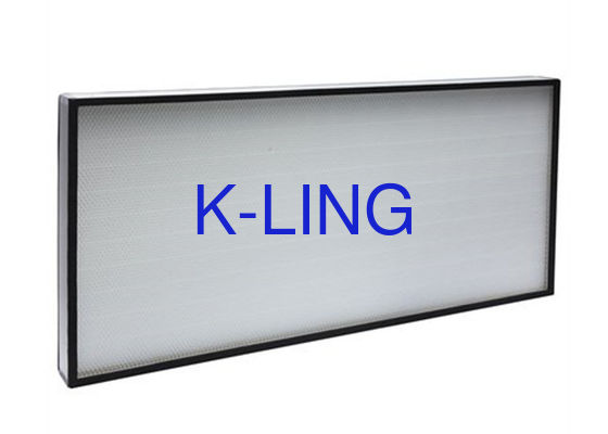 ULPA стекловолокно фильтр с алюминиевой сплав рамки и горячего плавильного клея