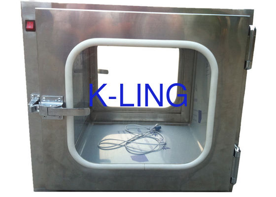 Изготовленная на заказ коробка пропуска чистой комнаты Статик нержавеющей стали 201 для биологического инженерства