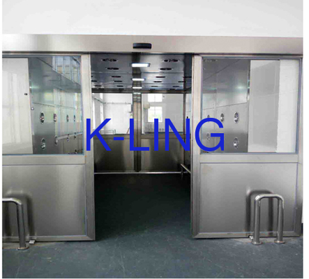 Туннель воздушного душа из нержавеющей стали, изготовленный из материала SUS304 T 1,0 мм, для контроля загрязнений в промышленных чистых помещениях