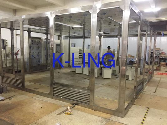 Class 1000 Organic Glass Wall Material Module Cleanroom For laboratory cleanroom