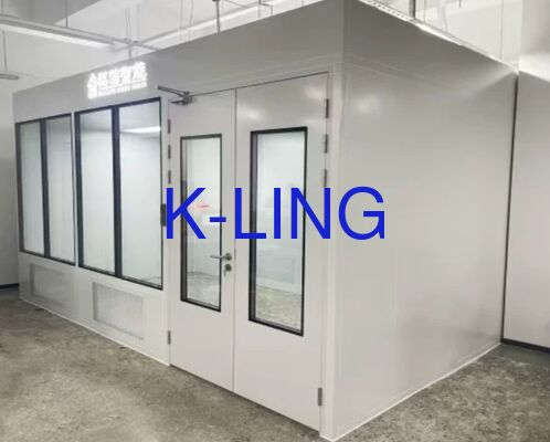 Модульная чистая комната с фильтрами HEPA/ULPA, 350-люксным освещением и толщиной 50 мм для контролируемой среды