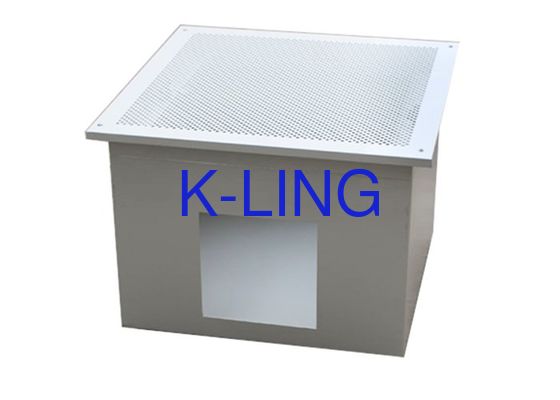 Свежим коробка фильтра подачи воздуха покрытая порошком стальная ХЭПА для электронной фабрики