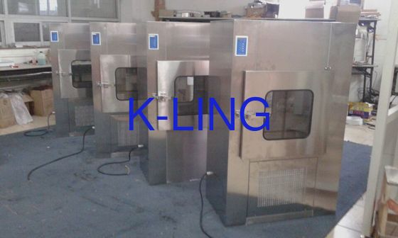 Коробка пропуска ливня воздуха нержавеющей стали чистой комнаты еды с стандартом КС