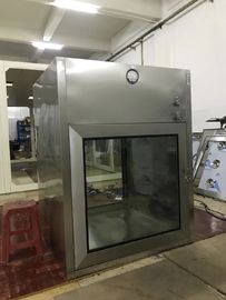 Фармацевтическая коробка пропуска чистой комнаты для лекарства Трансфтер с стеклянной дверью