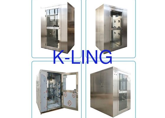 Ливень воздуха чистой комнаты двери качания SUS201 блокировки двойной