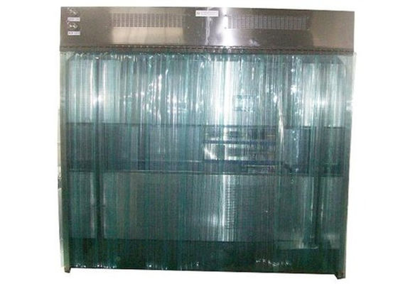 Листы SS 304 распределяя будочку с фильтром двери HEPA занавеса PVC