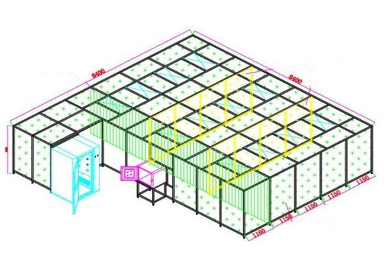 Чистые комнаты softwall AC 220V модульные для частично очищения