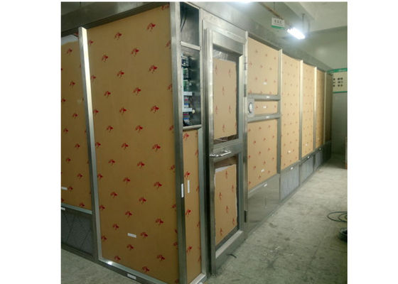 Стандарт GMP чистой комнаты Softwall стены плексигласа железного каркаса нержавеющей стали