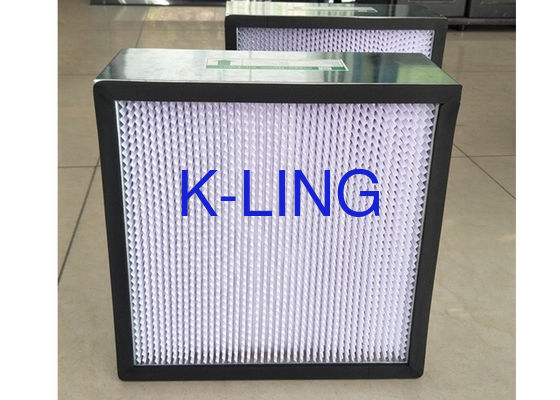 Разделитель картона глубоко плиссирует воздушный фильтр HEPA для эффективности H13 или H14 больницы